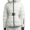 Moncler Grenoble Salle Shiny Nylon Belted Ski Jacket