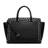 MICHAEL Michael Kors Large Selma Jewel-Trim Satchel-MICHAEL MICHAEL KORS-Fashionbarn shop