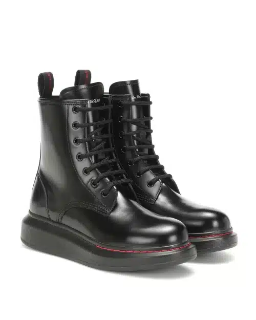 Alexander Mcqueen Leather ankle boots