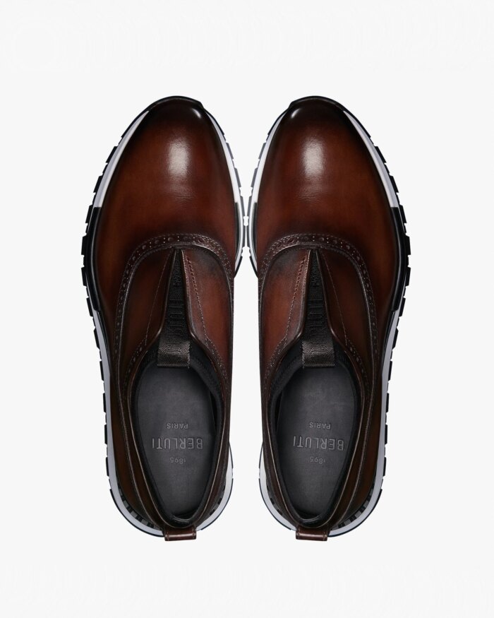 Berluti Fast Track Leather Slip On