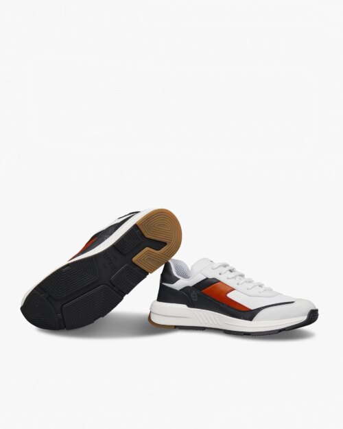 Berluti Men's Pulse Canvas and Leather Sneaker