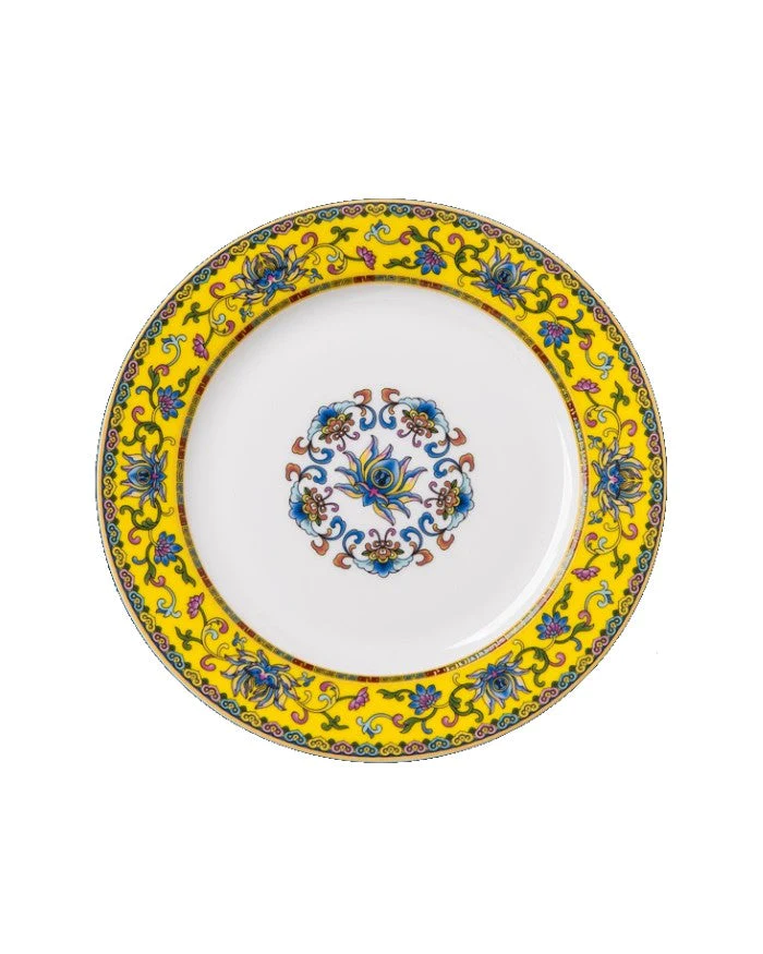 Jingdezhen 5 Pieces Enamel Porcelain Chinese Dinnerware Set