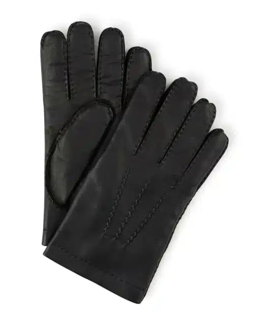 Tom Ford Men's Nappa Leather Gloves With Cashmere Scarf
