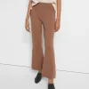 Theory Flare Pant in Empire Wool, Light Camel