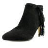 THALIA SODI Ts35 Alta Tassel Booties, Black