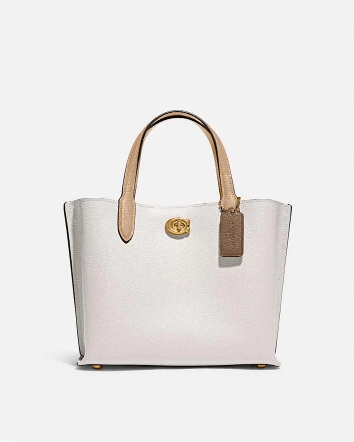 Coach Willow Tote 24 In Colorblock