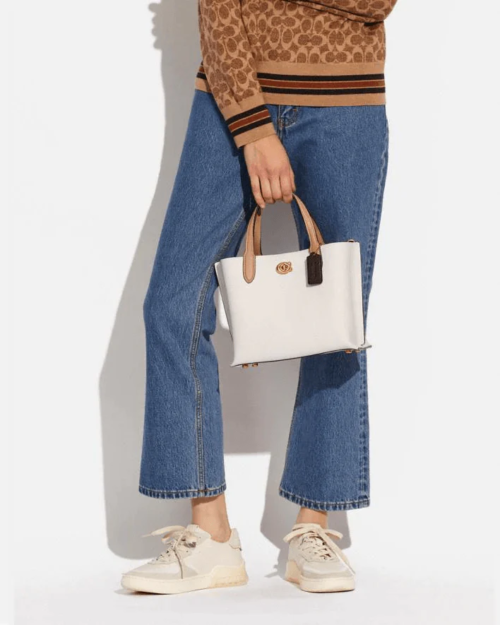 Coach Willow Tote 24 In Colorblock