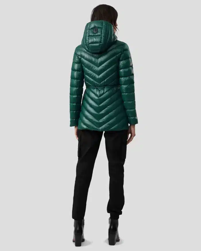 Mackage Tara lightweight down jacket with drawcord waist