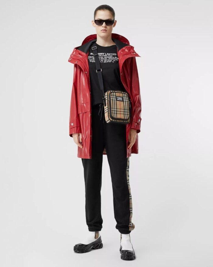 Burberry Vintage Check and Leather Crossbody Bag