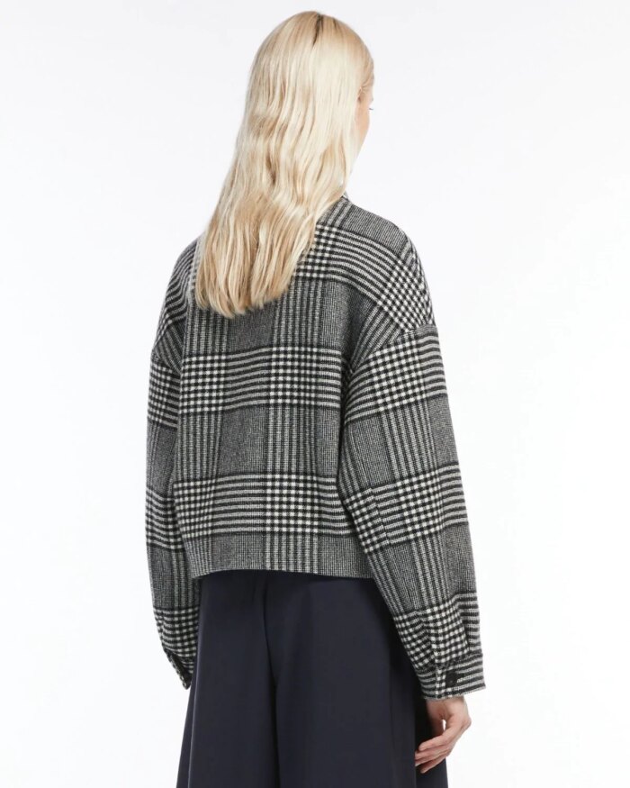Weekend Max Mara Glen Plaid-Patterned Short Jacket