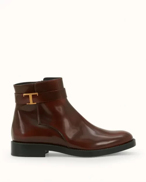 Tod's Timeless Ankle Boots In Leather