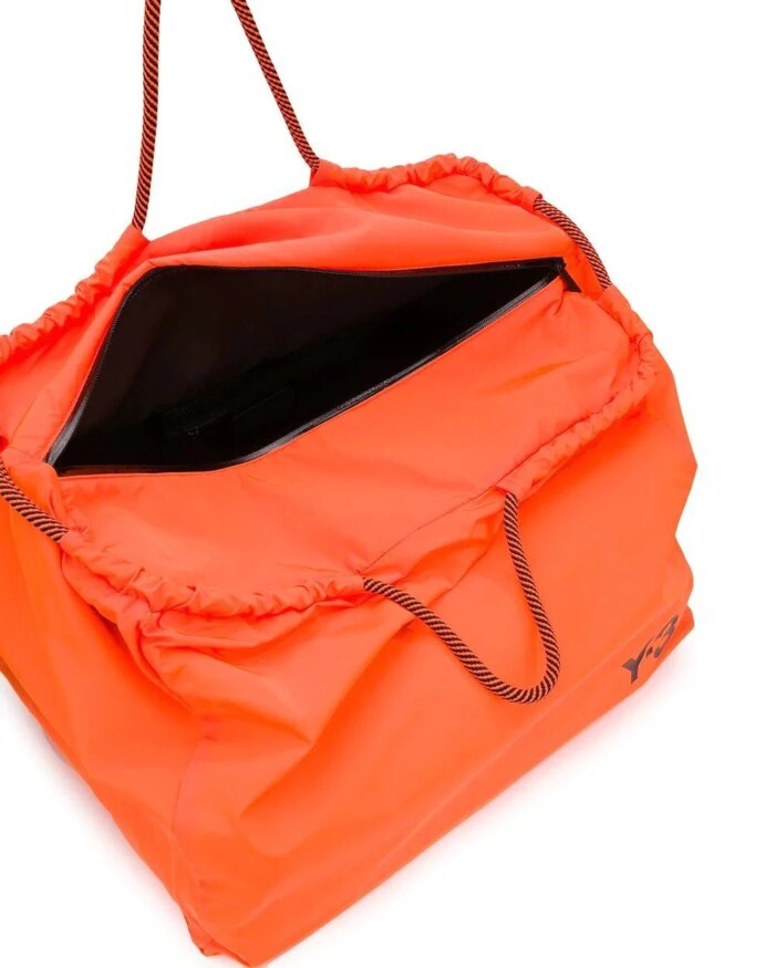Y-3 Oversized Logo Print Tote Bag
