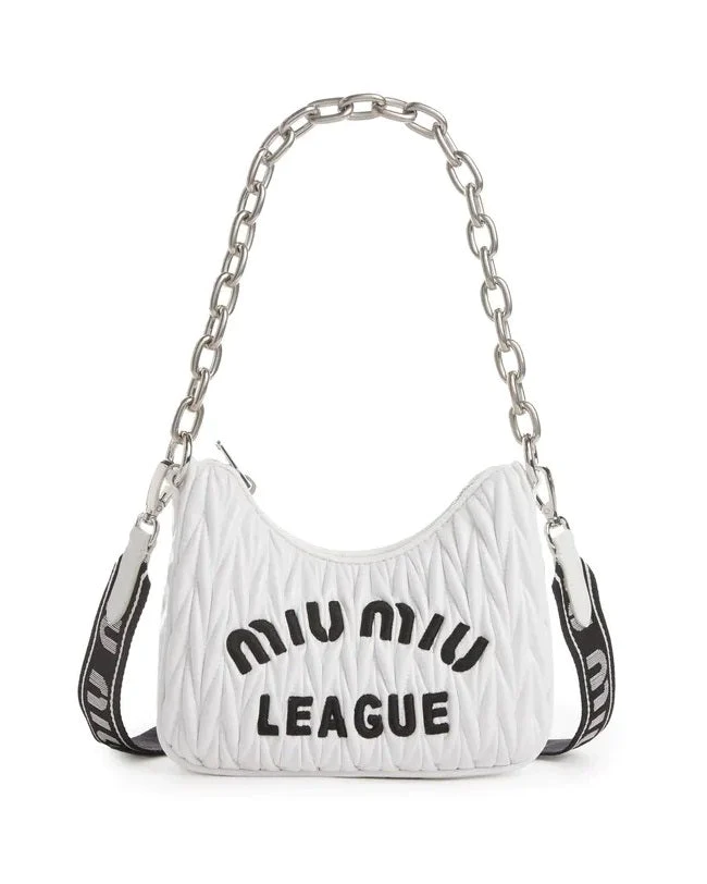 Miu Miu Ciré Matelassé Shoulder Bag