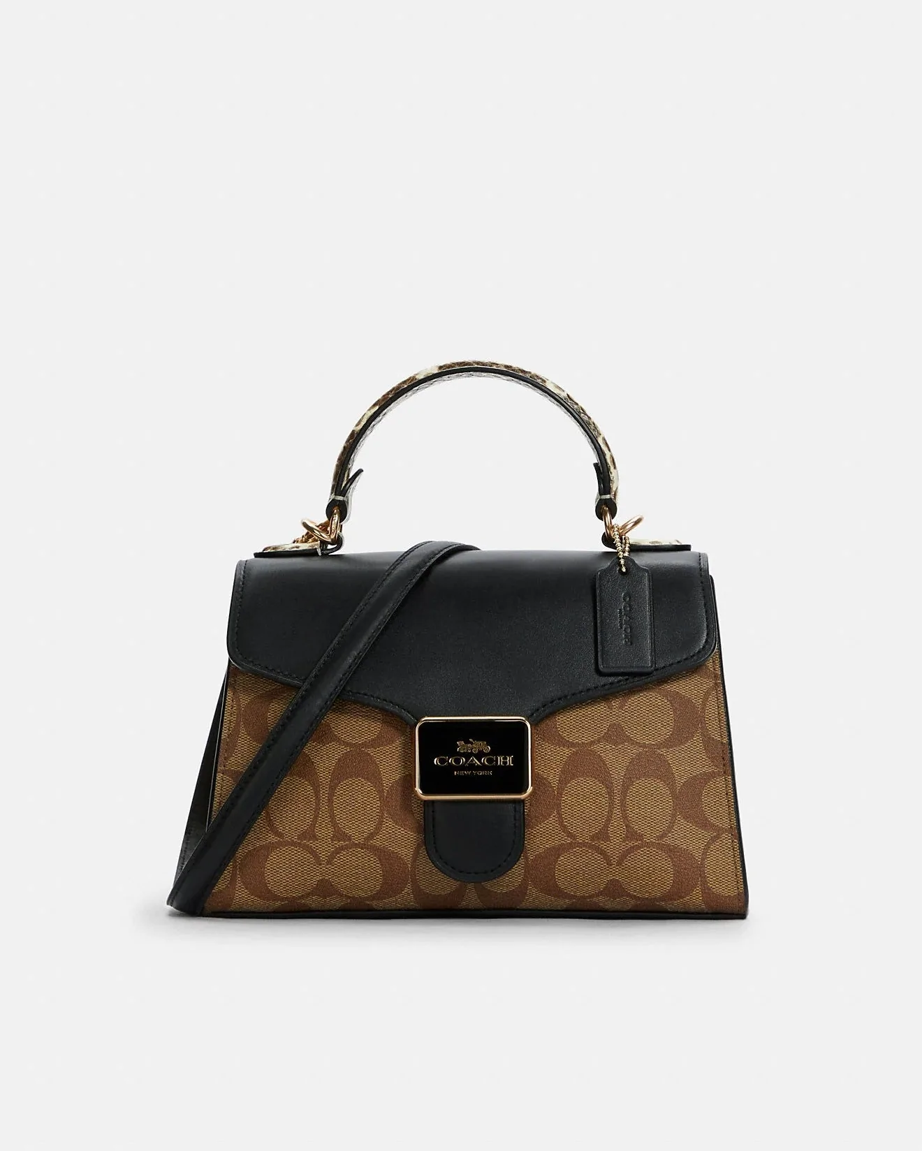 Coach Pepper Satchel In Signature Canvas