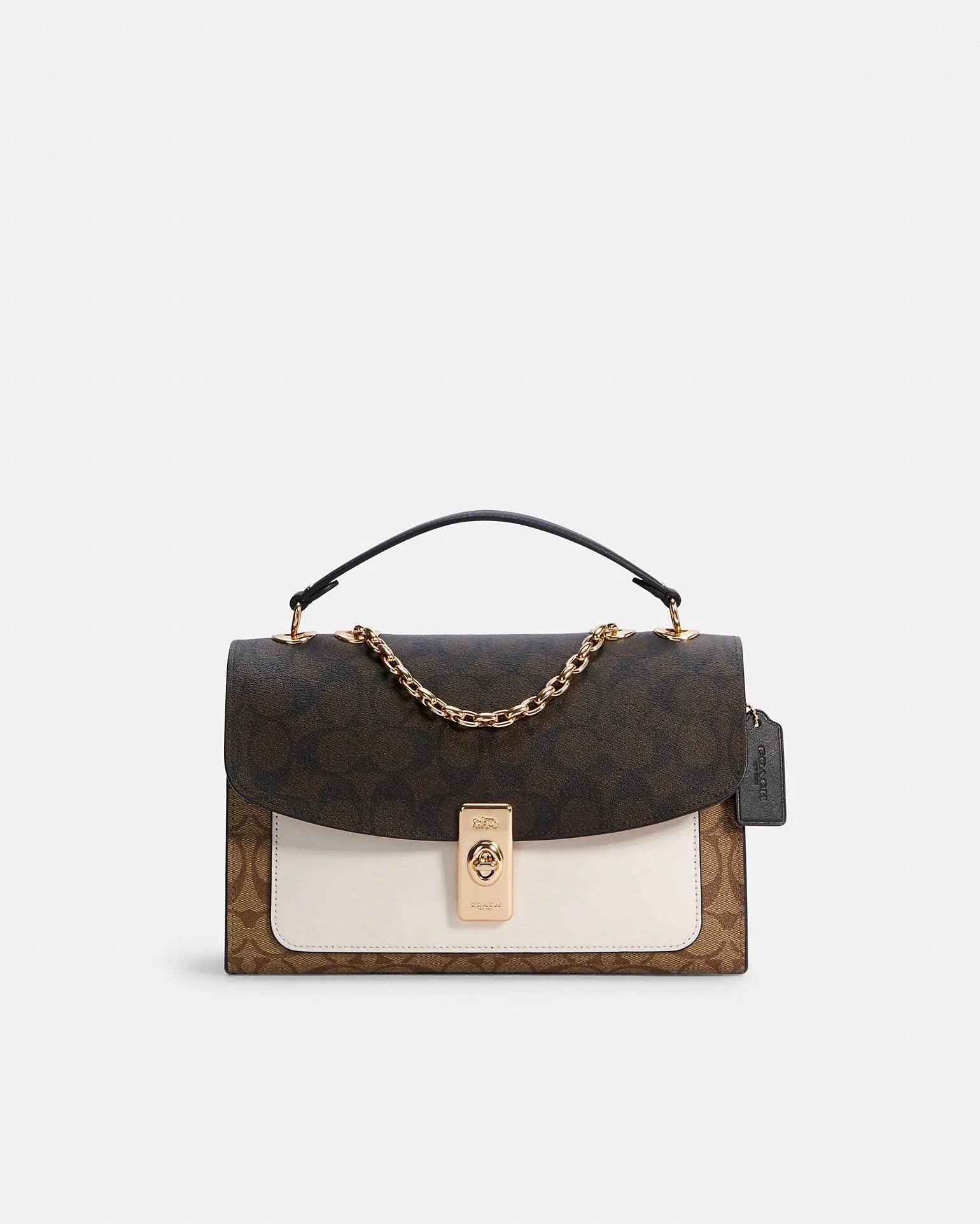 Coach Lane Shoulder Bag In Colorblock Signature Canvas