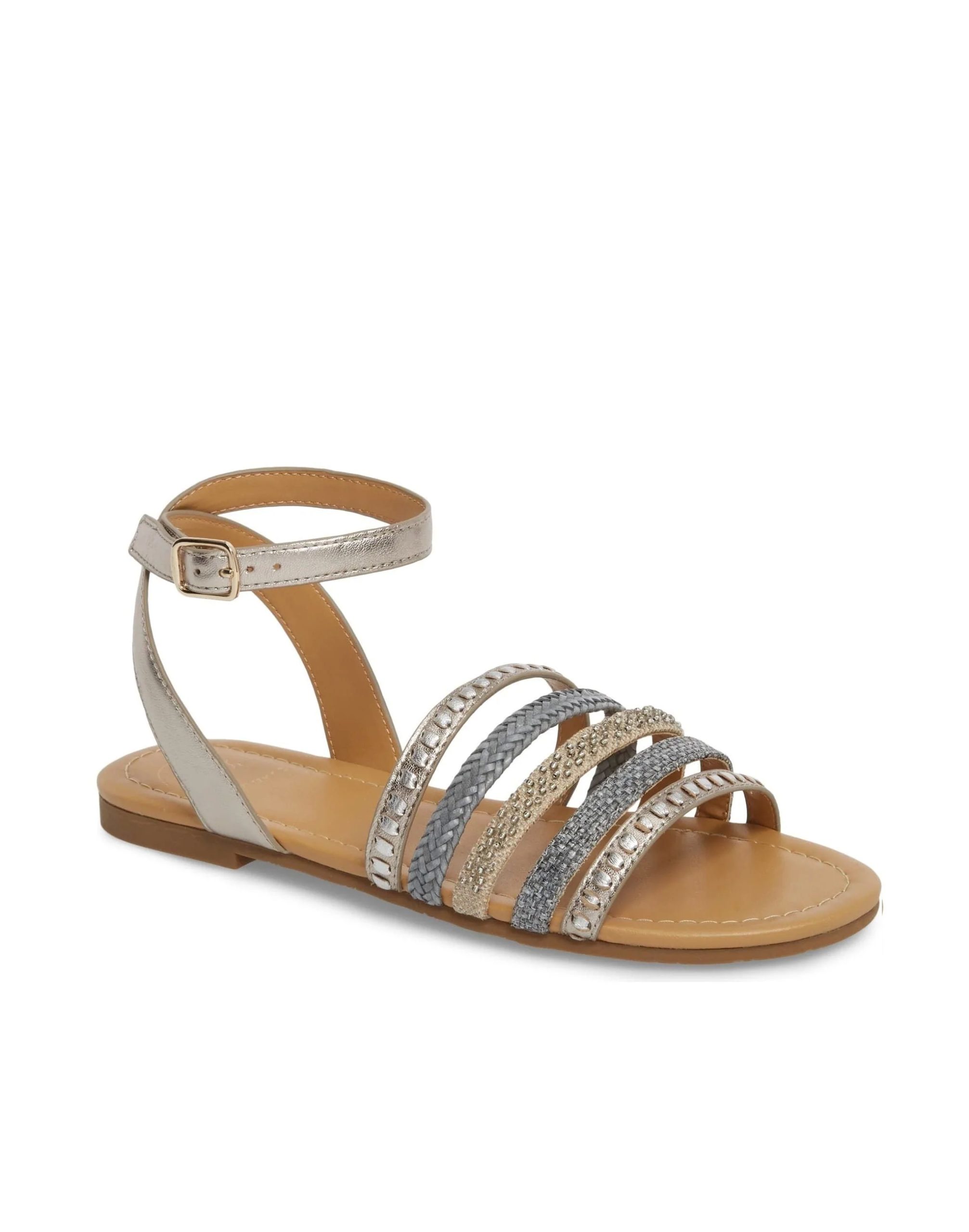 Jack Rogers Hannah Braided Embellished Sandal