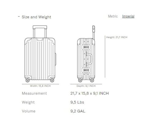 Rimowa Original Cabin, Mars