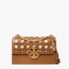 Tory Burch Miller Basket-Weave Shoulder Bag In Moose