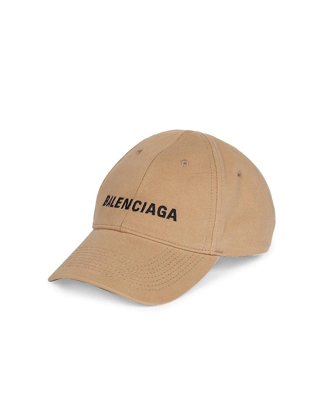 Balenciaga Men's Natural Logo Baseball Cap