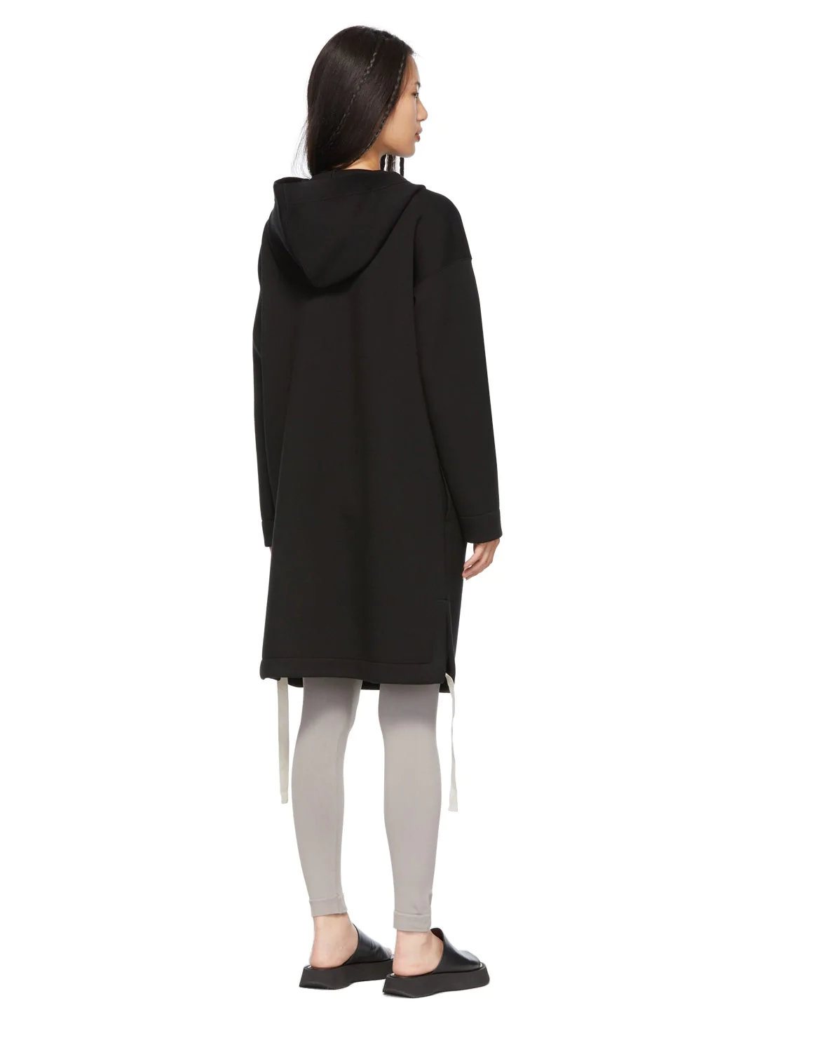 'S Max Mara Black Adesso Zip-Up Hoodie