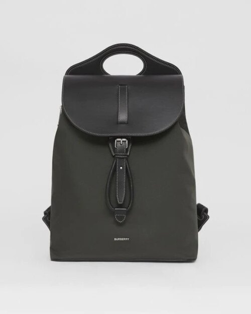 Burberry Nylon and Leather Pocket Backpack