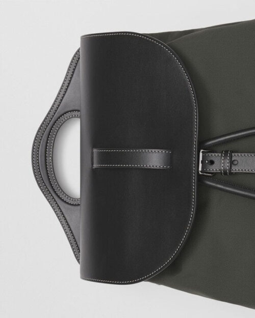 Burberry Nylon and Leather Pocket Backpack
