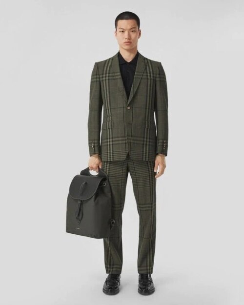 Burberry Nylon and Leather Pocket Backpack