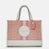 Coach Dempsey Carryall In Signature Jacquard With Coach Patch And Heart Charm