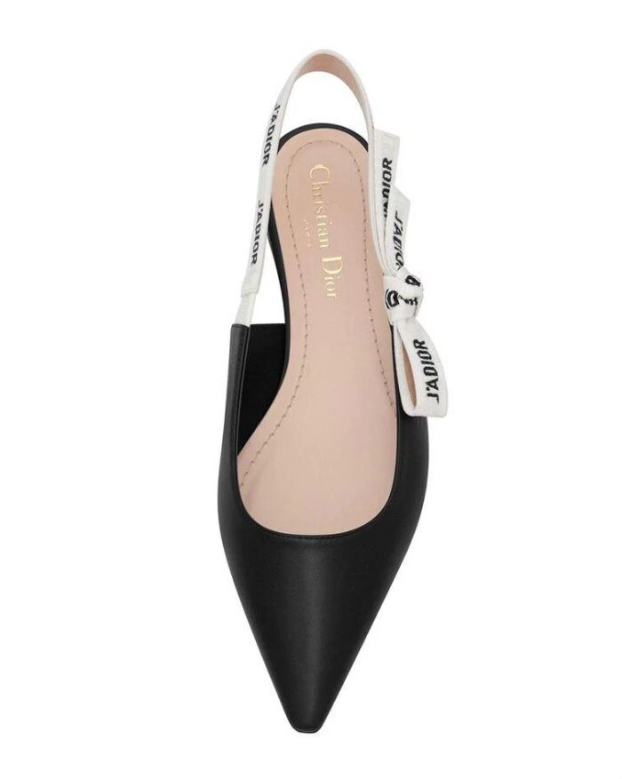 Dior J'Adior Black Patent Calfskin Slingback