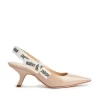 Dior J'Adior Nude Patent Calfskin Slingback