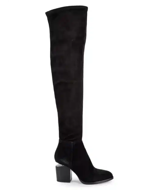 Alexander Wang Gabi Suede Over-The-Knee Boots