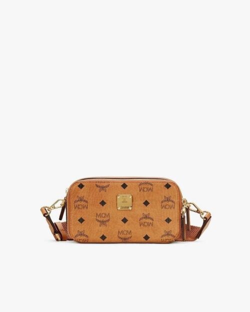 MCM E/W Camera Bag In Visetos