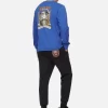Evisu Daruma Moto Club Motif Print Sweatshirt