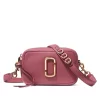 Marc Jacobs The Softshot 17 Leather Bag In Dusty Pink