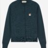 Maison Kitsuné Merinos Cardigan Fox Head Patch