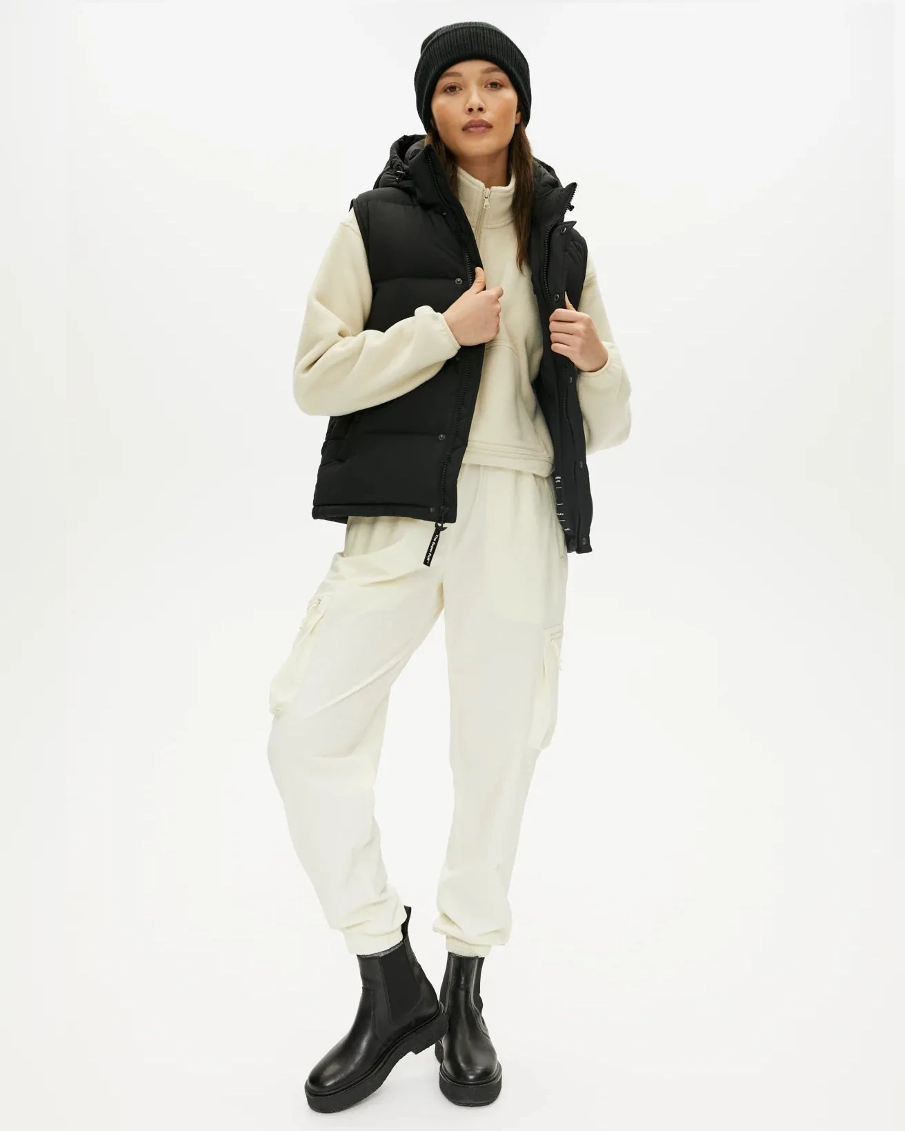 Aritzia Tna The Super Puff™ Black Vest Goose-Down Puffer Vest