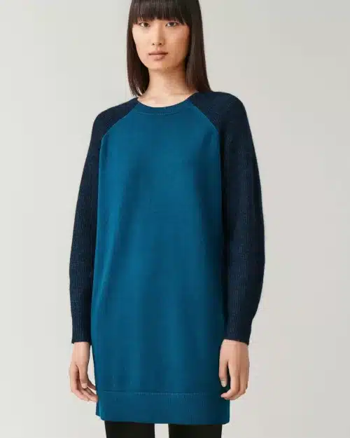 COS Raglan-Sleeved Wool-Alpaca Dress