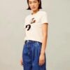 Tory Burch Colorblock Logo T-Shirt