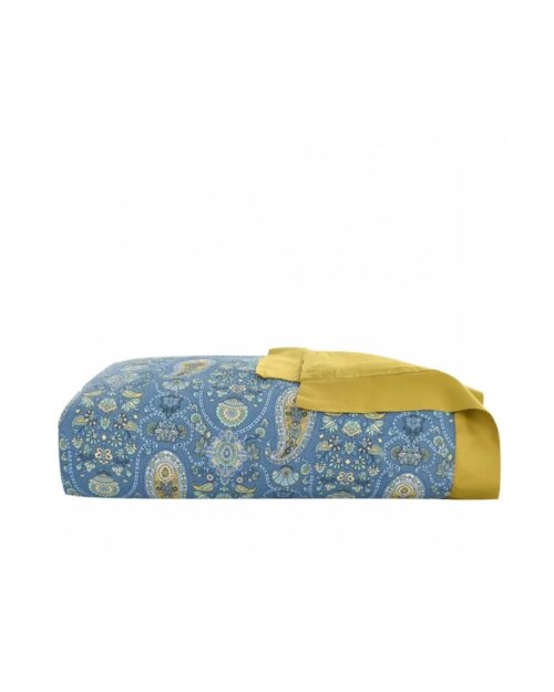 Ralph Lauren Home Paisley Series Cool Comforter In Soft Blue Multi