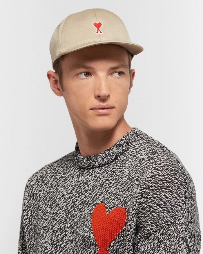 AMI Paris Heart Logo Baseball Cap