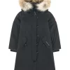 Canada Goose Youth Brittania Parka With Removable Fur Trim