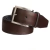 Nautica Men's Domed Feather Edge Dress Belt