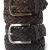 Nautica Braided Leather Belt