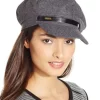 Nine West Newsboy Cap Charcoal