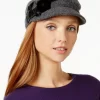 Nine West Menswear Flower Tailored Wool Newsboy