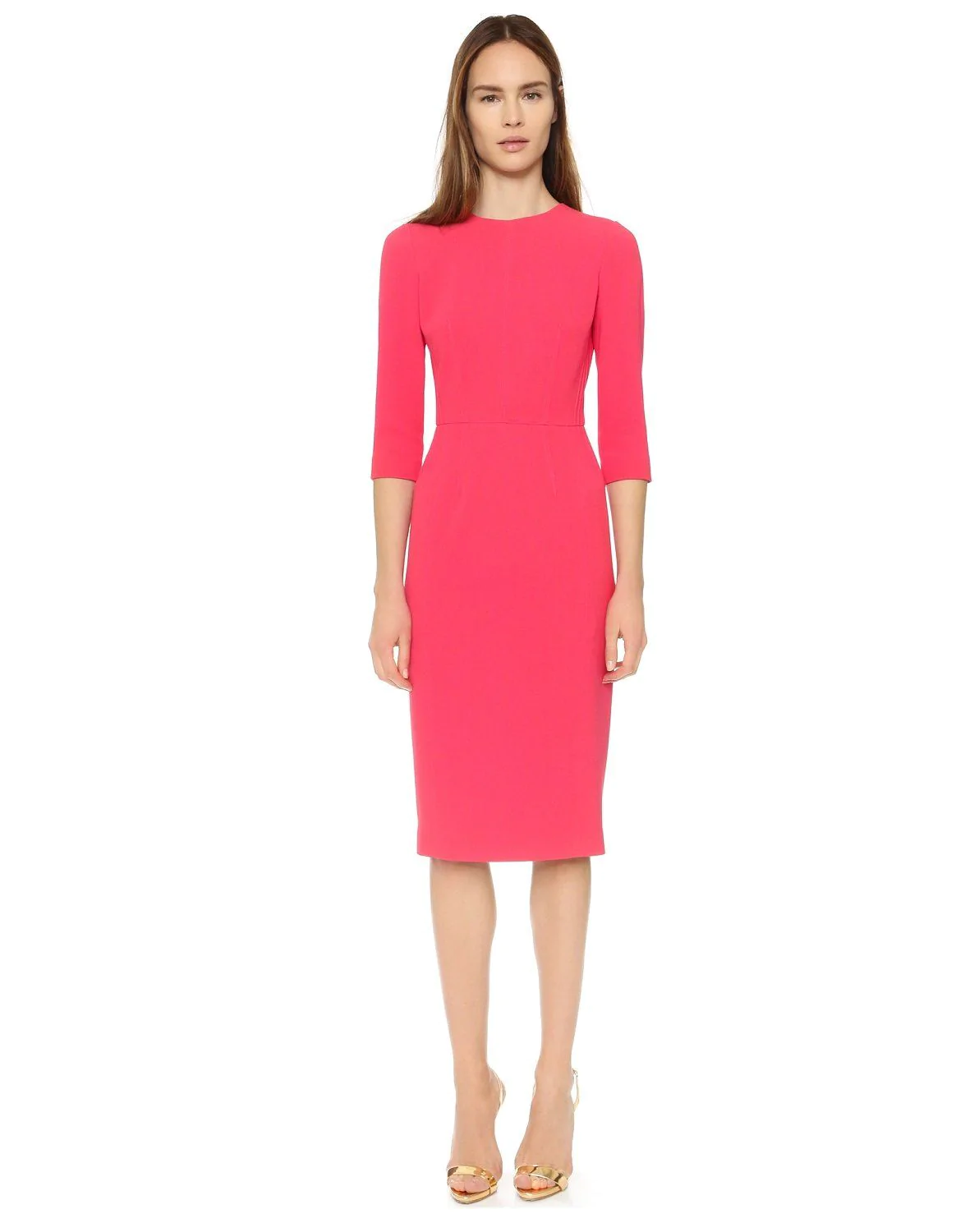 Narciso Rodriguez 3/4 Sleeve Dress