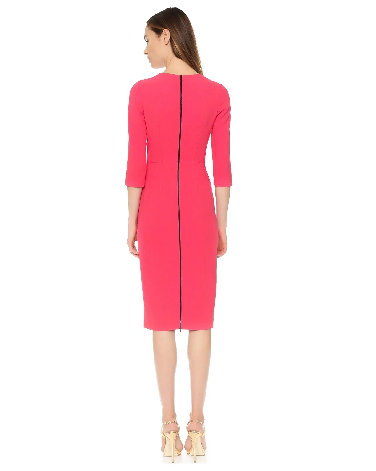 Narciso Rodriguez 3/4 Sleeve Dress