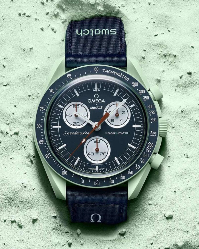 Swatch x Omega Bioceramic Moonswatch Mission to Earth SO33G100