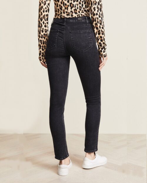 Paige Hoxton Ankle Peg Exposed Button Fly Jeans
