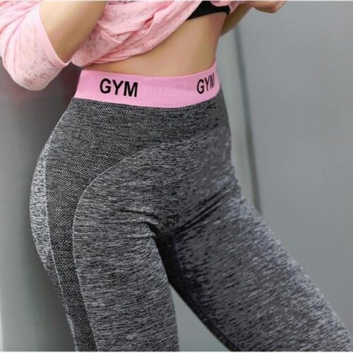 Women's Patchwork Slim High Waist Elastic Leggings